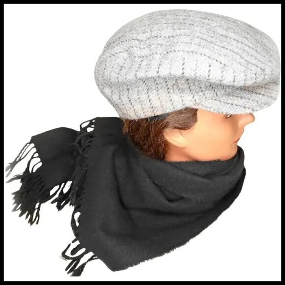 Unisex Vintage Newsboy Wool Golf Hat, Gatsby Driving - Mens or Womens - Picture 3 of 11